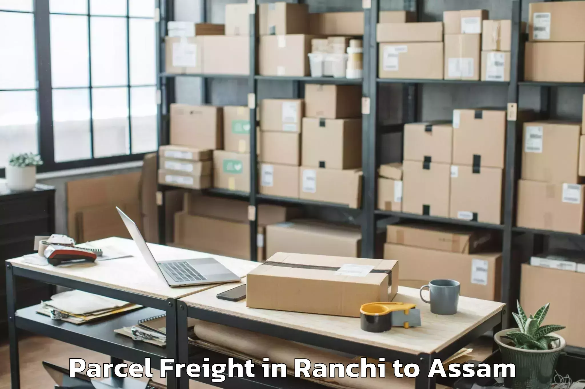 Hassle-Free Ranchi to Jorhat Airport Jrh Parcel Freight